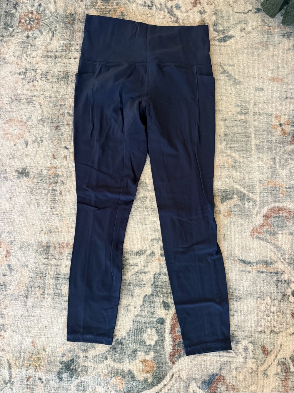 Athleta Navy High-Waist Leggings